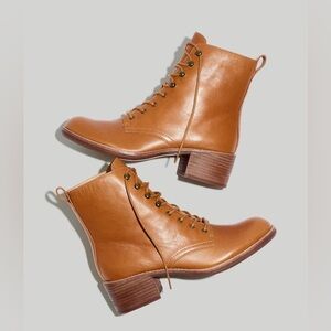 madewell patti lace-up boot